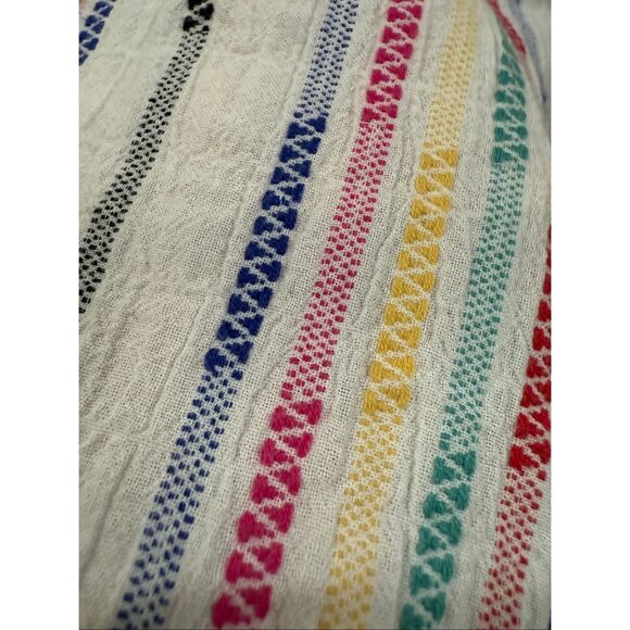 Habitat button front cotton blouse top relaxed fit size Large - Picture 7 of 9